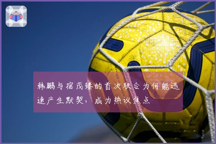 韩鹏与宿茂臻的首次联合为何能迅速产生默契，成为热议焦点